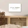 Jouw Tekst - Lettercollage aluminium wit klein -sfeer3