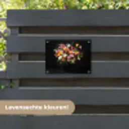 Vaas - Bloemen - Tulpen tuinposter los doek klein -sfeer3