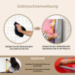 Kleurrijk - Bloemen - Vrouw - Zon keuken achterwand spatscherm klein -gebruiksaanwijzing_DE