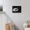 Trommel - Close-up - Drumstokken - Zwart tuinposter los doek klein -sfeer8