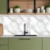 Wit - Marmer - Bruin keuken achterwand 2 middel 871 -sfeer3