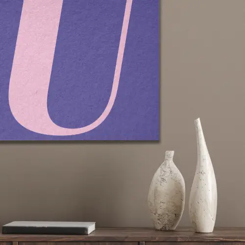 Love - Blauw - Valentijn PET vilt klein -sfeer6_closeup