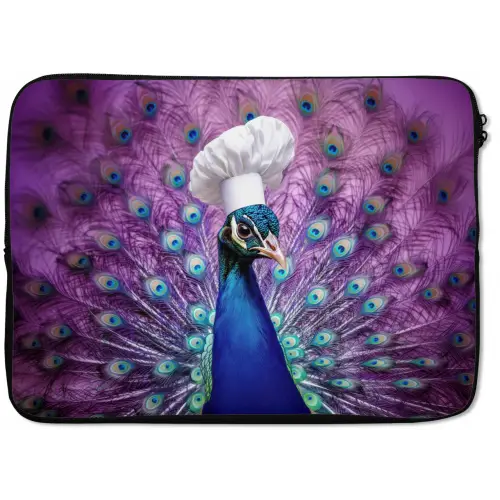 Pauw - Koksmuts - Cool - Paars laptophoes neopreen klein -zkaufland3dotto
