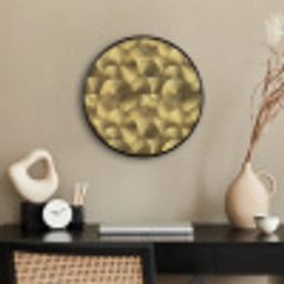 Modern - Cirkel - Goud Fotolijst rond zonder passe partout klein 856 -sfeer1