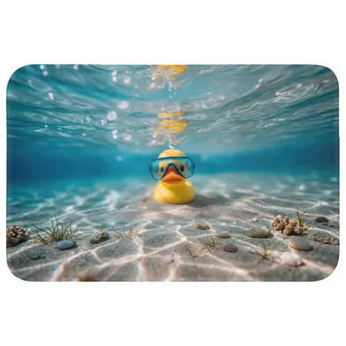 Duikbril - Eend - Water Badmat klein -3d