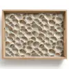 Schelpen - Waaiervorm - Wit Dienblad Rechthoek middel 911 -z3d_shopping