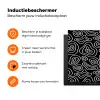 Lijnen - Patronen - Vloeiend - Bogen Inductie beschermer vinyl 3mm klein 276 -zzzzzzz-td-ups