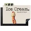 Ice cream - Softijs - Kleurrijk - Kers Inductie beschemer met haakjes klein -3d