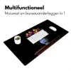 Tulpen - Kleuren - Hout - Vaas Muismat XXL klein -sfeer4