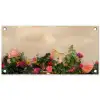 Rozen - Muur - Vintage tuinposter los doek klein -3d