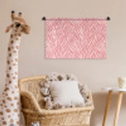Zebra - Print - Roze Wandkleed katoen klein 269 -wsfeer5_kind