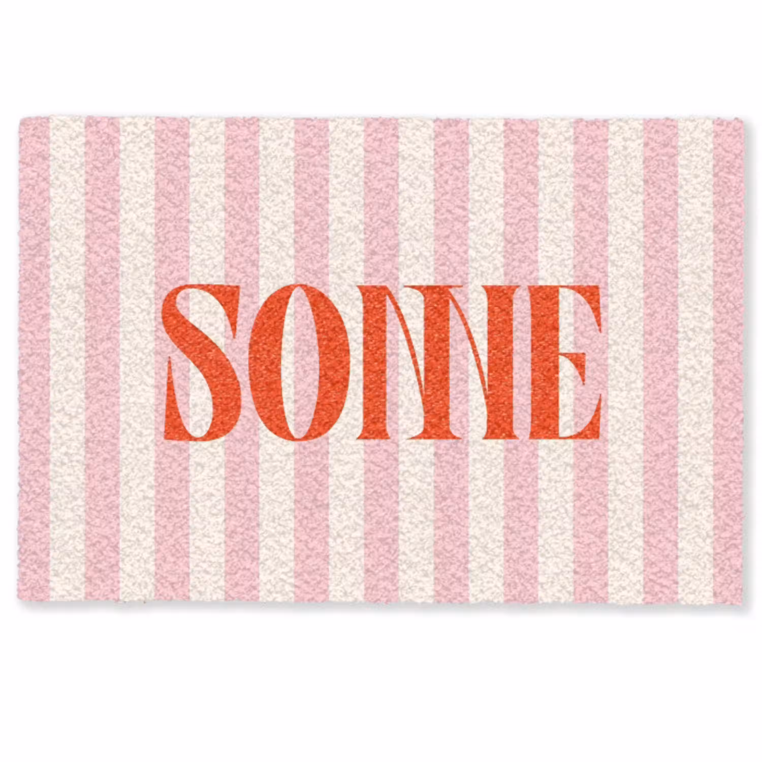 Zachtroze - Rood - Strepen - Sonne Deurmat klein -zkaufland3d
