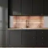 Eikenhout - Planken - Patronen keuken achterwand 2 middel 871 -sfeer1