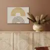 Bogen - Lijnen - Oranje - Minimalistisch PET vilt klein -sfeer4