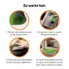 Mij niet bellen - Telefoon - Groen Inductie beschermer vinyl 3mm klein -zzzzzzz-td-werking
