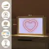 I liked it so it's mine - Neon hart - Paars Light Box met kabel (Tafellamp) klein -USP_websiteoverzichtNL