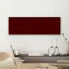 Bloemen - Donkerrood - Patroon canvas 2cm klein 828 -sfeer6