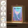 Zeemeerminnenstaart - Koraal - Water Light Box met kabel (Kinderlampje) klein -USP_NL