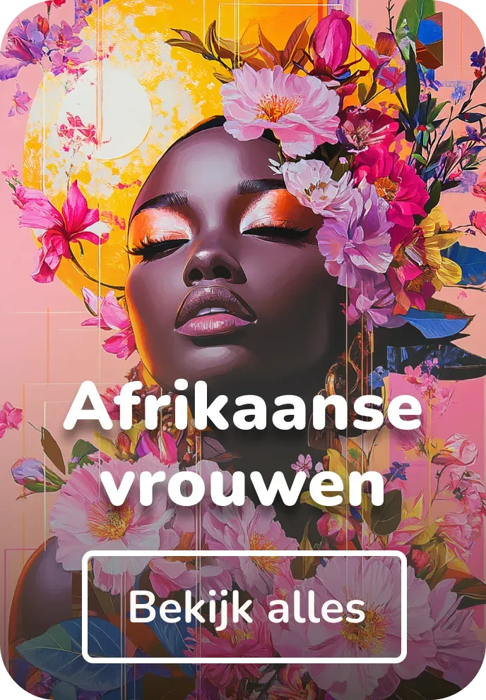 Canvas schilderijen Afrikaanse vrouwen