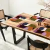 Vormen - Abstract - Kleuren - Vierkant Placemat vinyl groot -zzsfeer4_Kitchenyeah-website