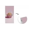 Noodles - Edelstenen - Stokjes - Roze fotobehang vinyl groot -3d