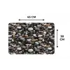 Kiezels - Mix - Aardetonen Placemat vinyl groot 368 -specs