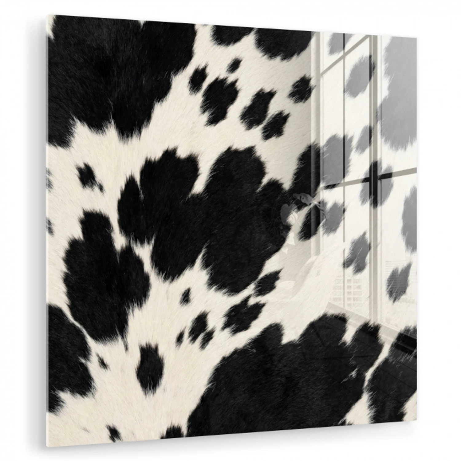 Patroon - Vacht - Zwart - Wit plexiglas 5mm klein -zzzproduct_nieuw