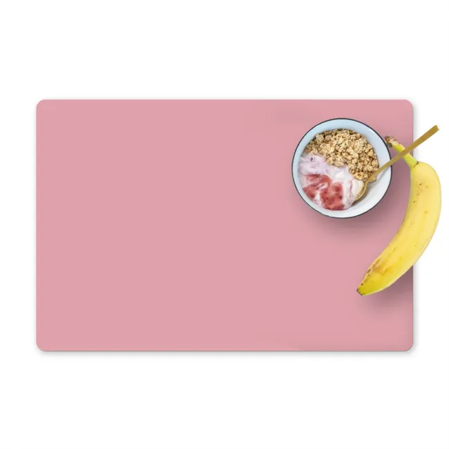 Placemat - 6 pieces - Pink - Colors - Interior - Solid - Color