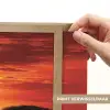 Savanne - Olifanten - Zonsondergang Light Box met batterij (Wandlamp) middel -USP_websiteprintNL