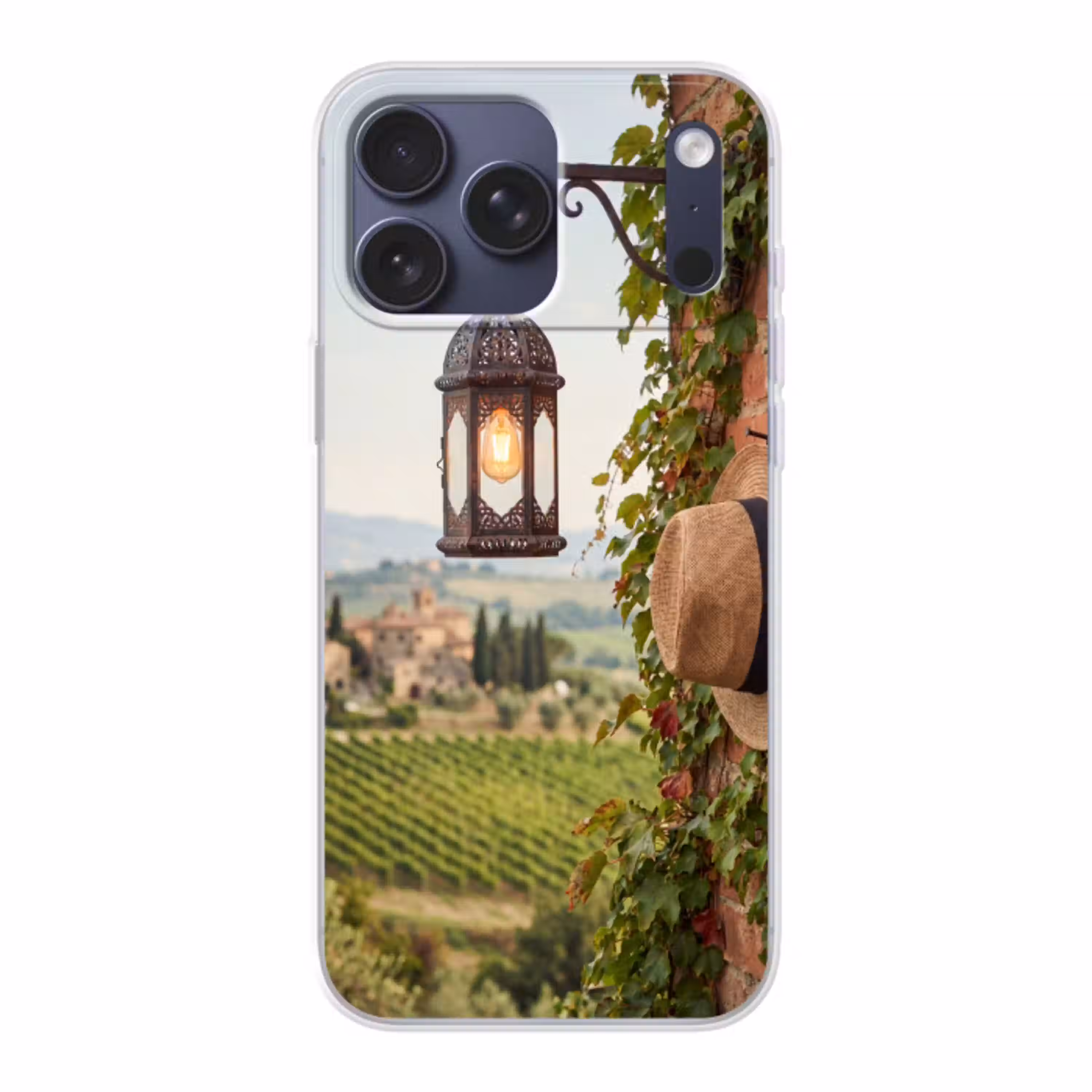 Lantaarn - Wijngaard - Landschap - Italiaans Telefoonhoesje iPhone 17 Pro Max klein -3d