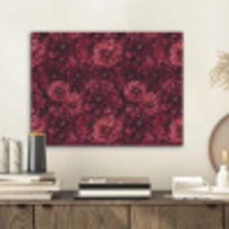 Dahlias - Bloemen - Rood PET vilt klein 837 -sfeer1
