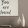 Minimalistisch - Beige - Love PET vilt klein -sfeer6_closeup