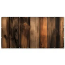 Hout - Rustiek - Donkere Planken Balkonbeschermer Duitsland klein -zz_3d
