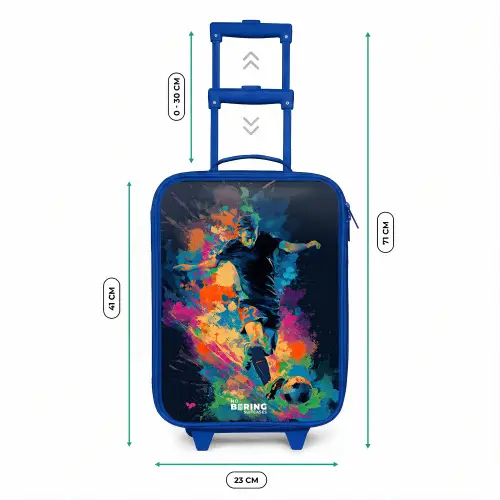 Neon - Voetballer - Kleurrijk Kinderkoffer - Blauw klein -productfoto_formaten