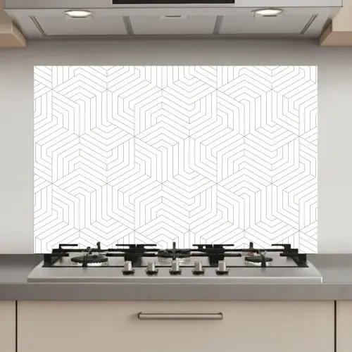 Abstract - Patronen - Design -  Lijn keuken achterwand spatscherm klein 900 -3d_website