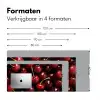 Rood - Fruit - Kersen Muismat XXL klein -sfeer5
