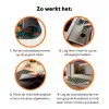 Retro - Disco - Swingend - Groen - Multi Inductie beschermer vinyl 3mm klein 276 -zzzzzzz-td-werking