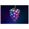 Paars - Disco - Feest - Druif poster papier klein -3d