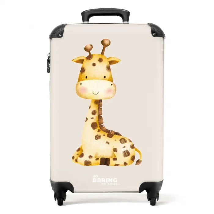 Gigi Giraffe Koffer - NBS - Handbagage middel -productfoto_recht