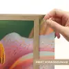 Lelie - Close up - Lichtroze Light Box met batterij (Wandlamp) middel -USP_websiteprintNL