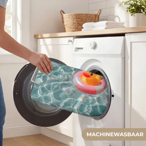 Badeend - Zwemband - Geel Badmat klein -USP_WasbaarNL