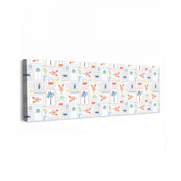 Italiaans - Zee - Sfeer - Krab - Multi canvas 2cm klein 828 -z3d
