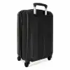Grijs groene slangenhuid met symmetrische schubstructuur NBS - Handbagage koffer - Kinderen Unisex middel -achterkant
