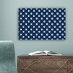 Klassiek - Dots - Blauw canvas 2cm klein 34 -sfeer4