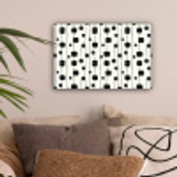 Grafisch - Modern - Zwart canvas 2cm klein 34 -sfeer1