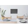 Beton - Grijs - Lijn - Vormen Muursticker klein -eettafel