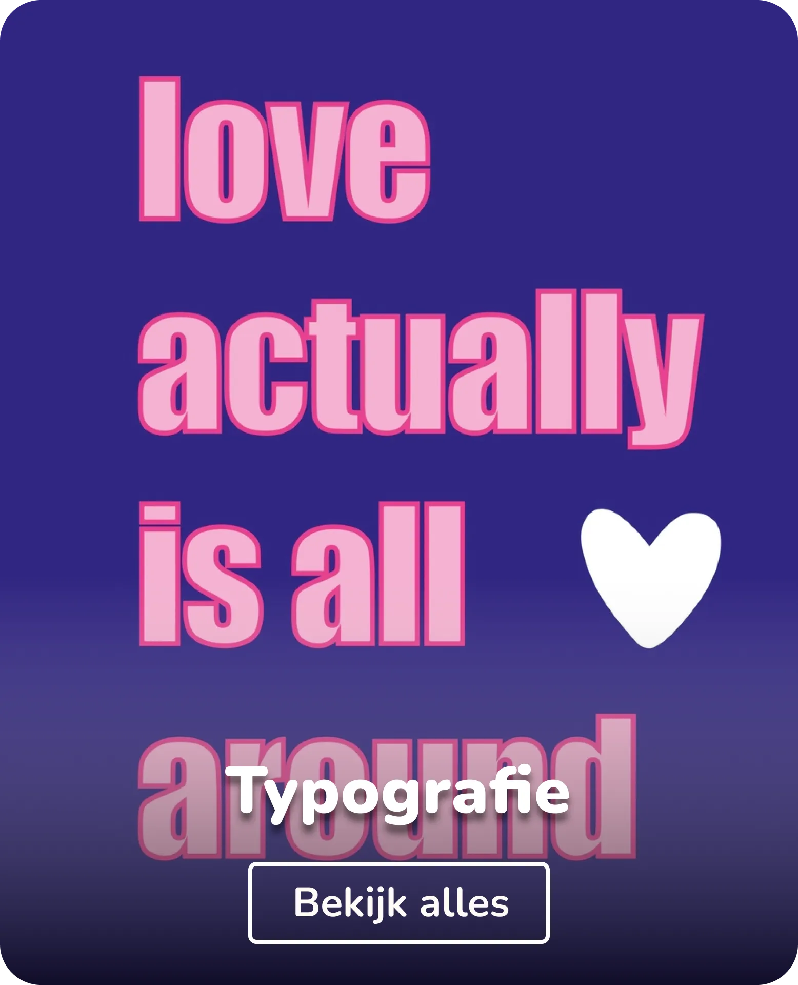 Muurcirkels typografie