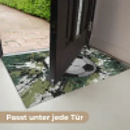 Voetbal - Verf - Spetters - Groen Deurmat klein -USP_DE
