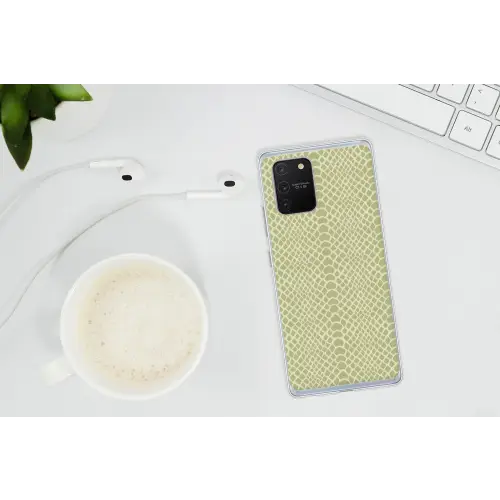 Groen - Patroon - Schubben Telefoonhoesje Samsung Galaxy S10 Lite klein 364 -oordopS10Lite