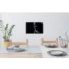Koi - Vissen - Water - Zwart Muursticker klein -eettafel